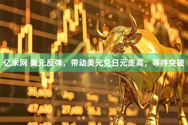 亿米网 美元反弹，带动美元兑日元走高，等待突破